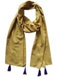 JVNINE Olive Viscose Women's Scarf ( Pack of 1 )