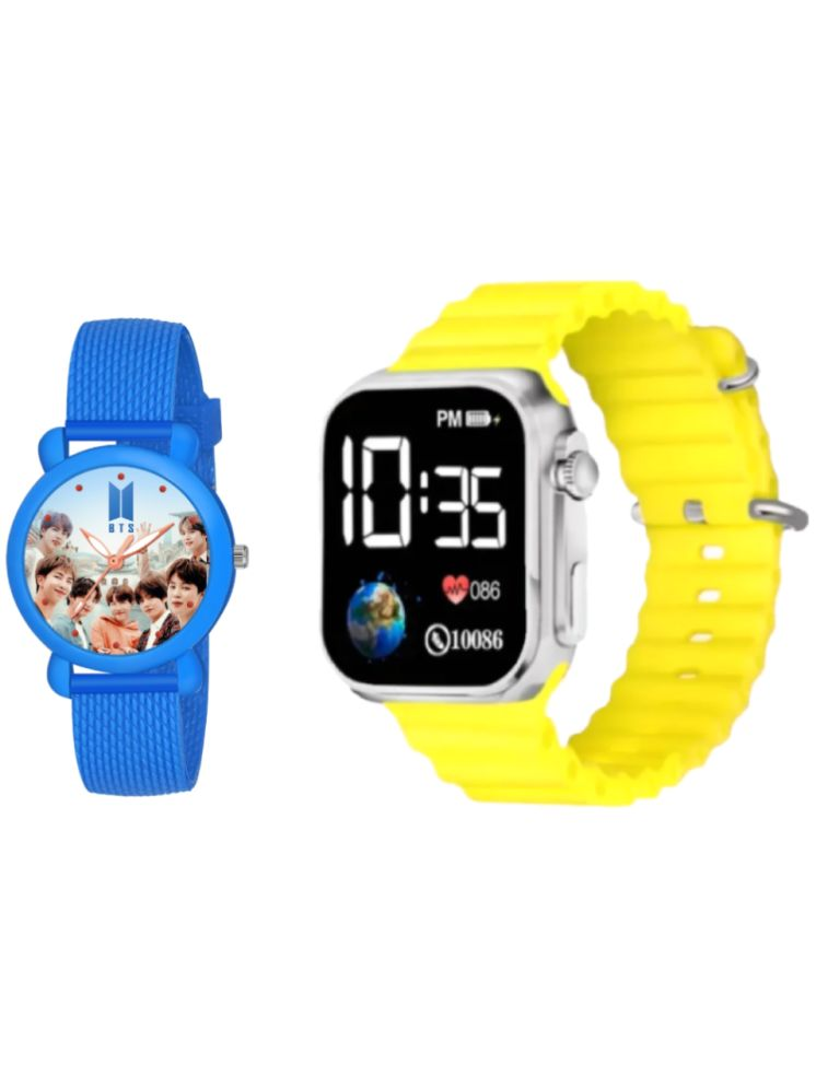     			DECLASSE Blue Dial Analog-Digital Boys Watch ( Pack Of 2 )