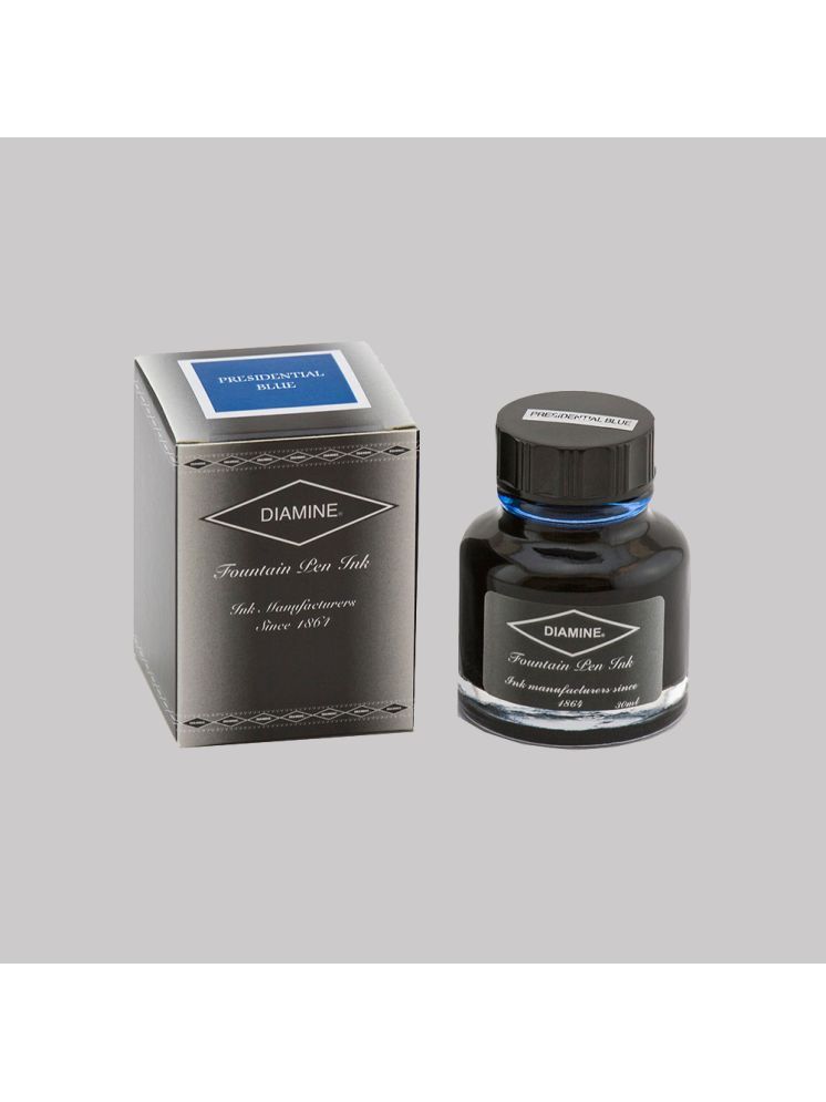     			Diamine Presidential Blue Ink – 30ml Bottle