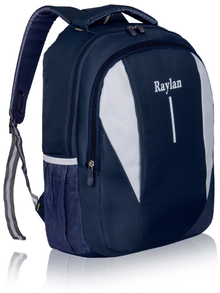     			Raylan Blue PU Backpack ( 25 Ltrs )