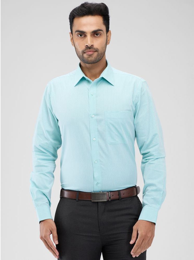     			Raymond Cotton Slim Fit Full Sleeves Men's Formal Shirt - Green ( Pack of 1 )