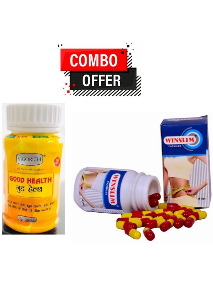     			Dr. Chopra G&G Good Health Capsule 50no.s & WinTrust Winslim Capsule 48 no.s Natural Pack of 2