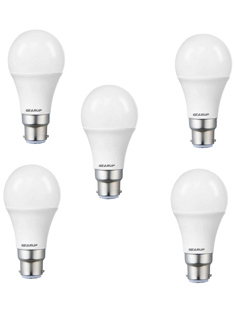     			Gearup 9W Cool Day Light LED Bulb ( Pack of 5 )