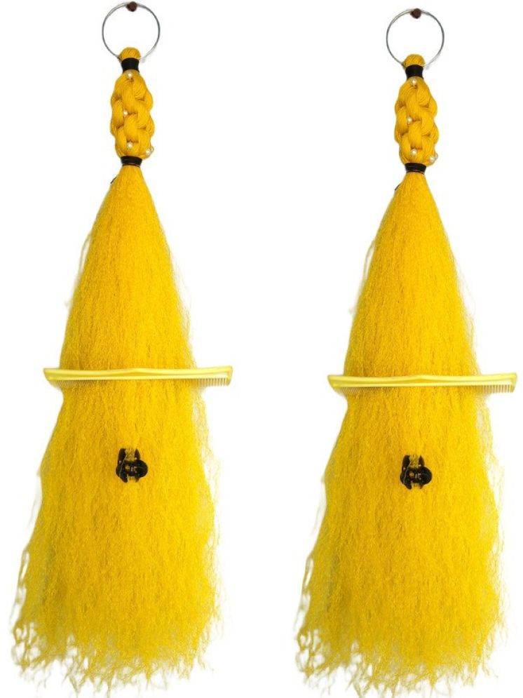     			Lootnixx Yellow Hair Accessory Set ( Pack of 2 )