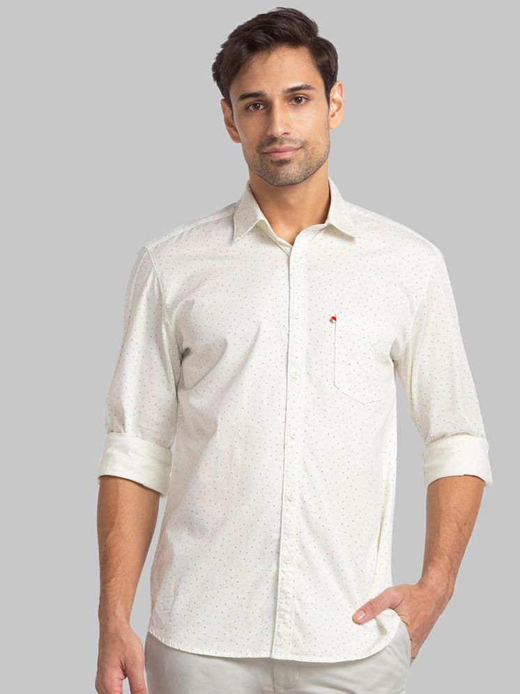     			Parx 100% Cotton Slim Fit Printed Full Sleeves Men's Casual Shirt - Beige ( Pack of 1 )