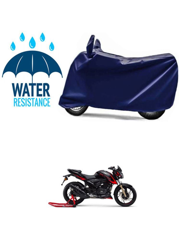     			RONISH Bike Body Cover for TVS Apache RTR 200 4V FI ( Pack of 1 ) , Blue