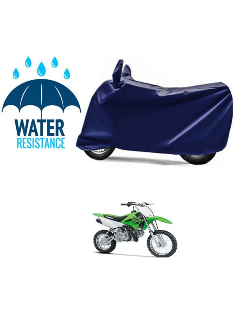     			RONISH Bike Body Cover for Kawasaki KLX 110 ( Pack of 1 ) , Blue