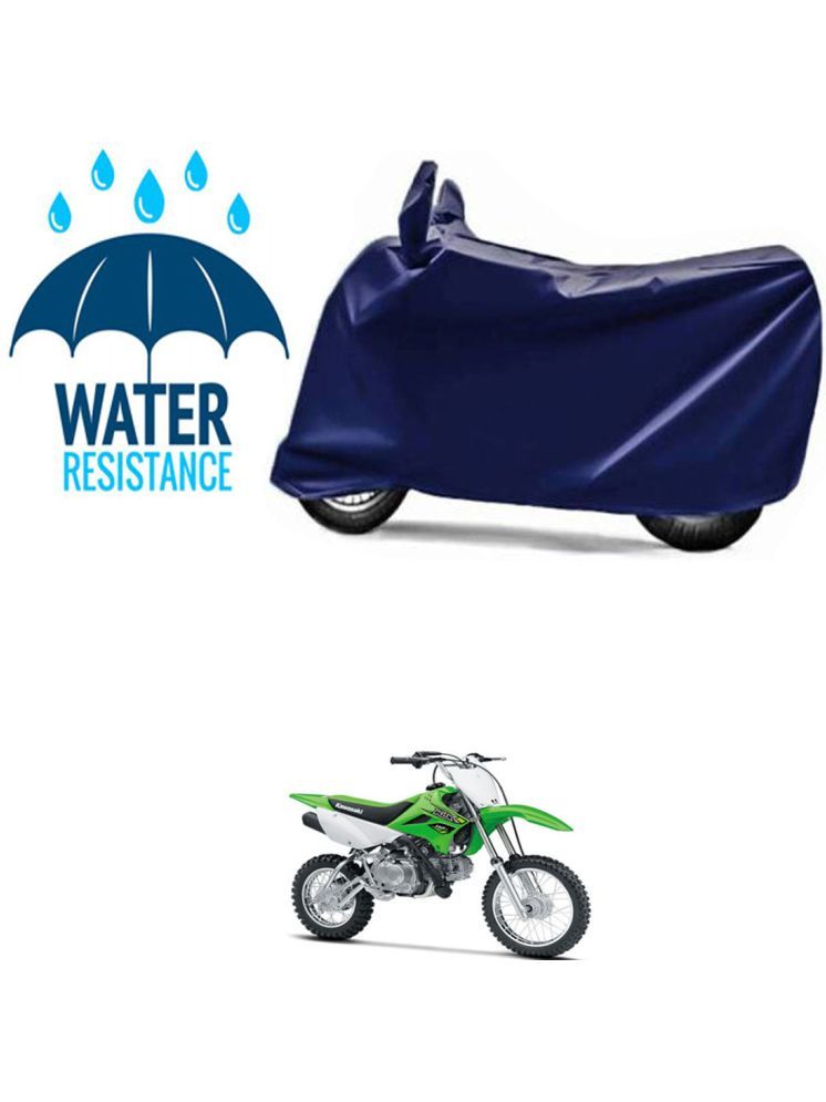     			RONISH Bike Body Cover for Kawasaki KLX 110 ( Pack of 1 ) , Blue