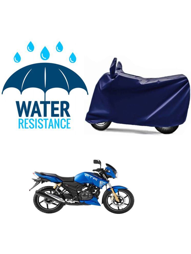     			RONISH Bike Body Cover for TVS Apache RTR 180 ( Pack of 1 ) , Blue