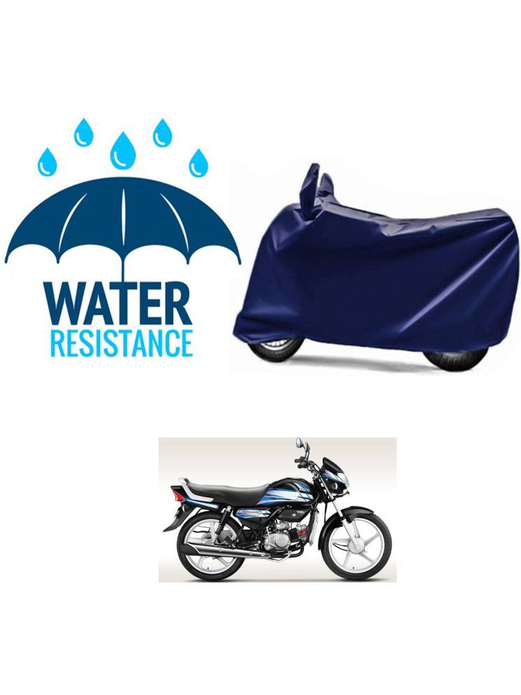     			RONISH Bike Body Cover for Hero HF Deluxe Eco ( Pack of 1 ) , Blue