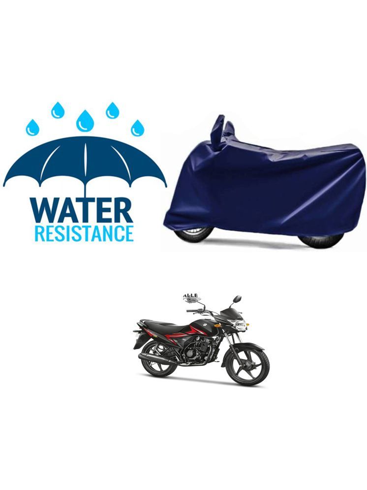     			RONISH Bike Body Cover for Suzuki Hayate EP ( Pack of 1 ) , Blue