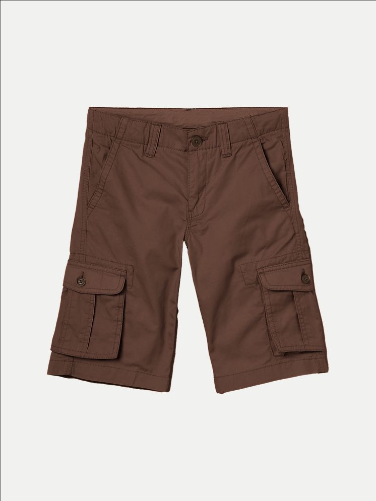     			Radprix Pack of 1 Cotton Shorts For Boys ( Brown )