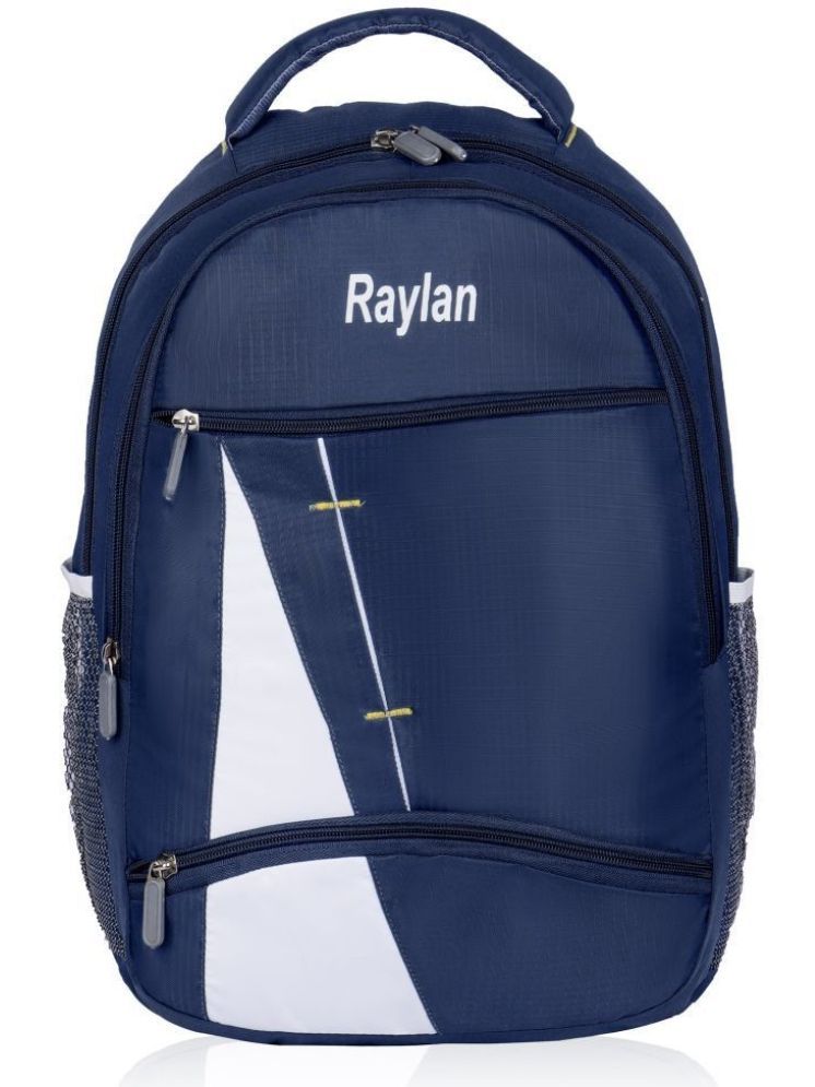     			Raylan Blue Polyester Backpack ( 30 Ltrs )