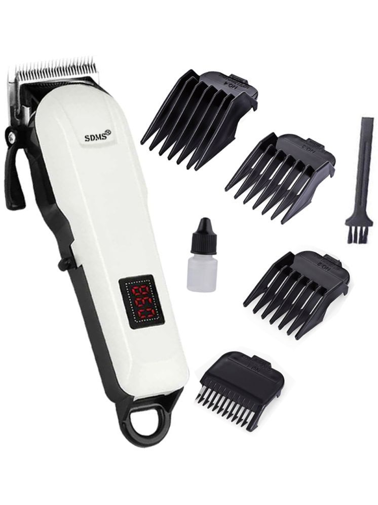     			SDMS 809A White Cordless Beard Trimmer With 360 minutes Runtime