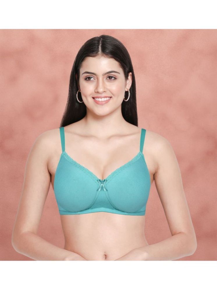     			Susie Blue Cotton Blend Lightly Padded Women's T-Shirt Bra ( Pack of 1 )