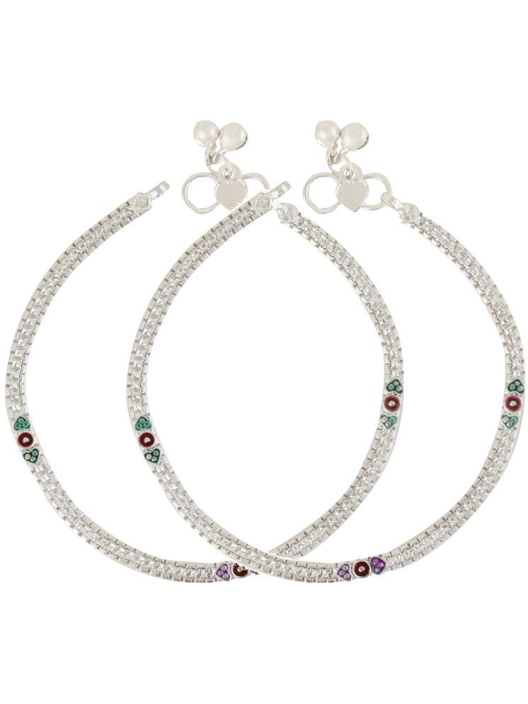     			AKLINA Multicolor Anklets ( Pack of 2 )