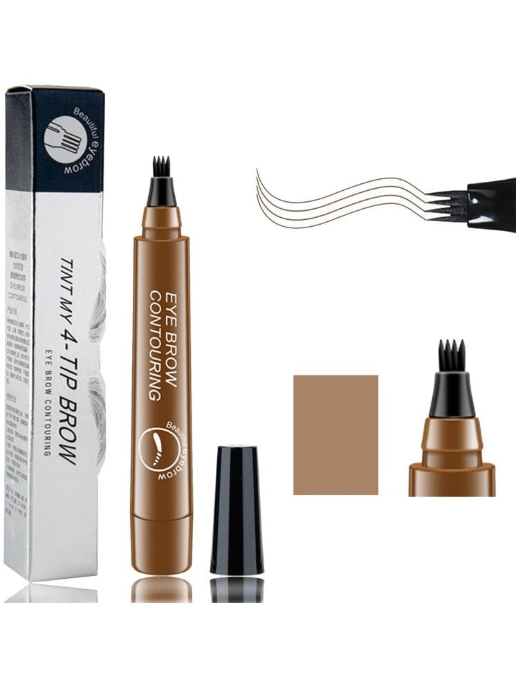     			Adbeni Eyebrow Pen with a 4 Micro-Fork Brow Eyebrow Kit Brown 50 g