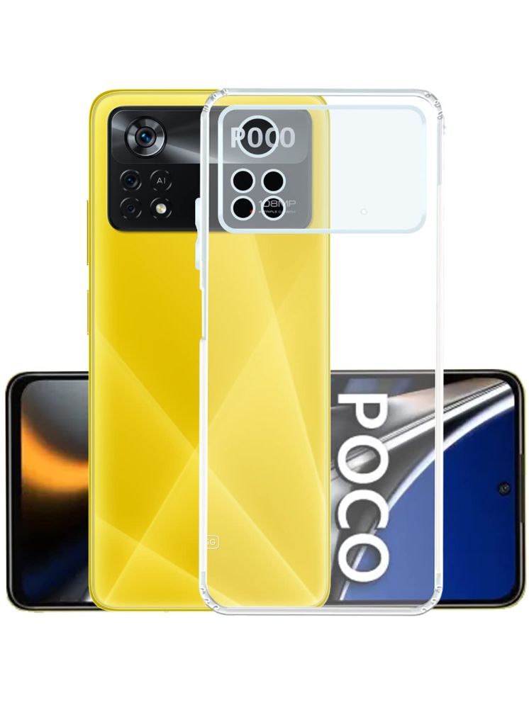     			Megha Star*** Plain Cases Compatible For Silicon POCO X4 PRO 5g ( Pack of 1 )