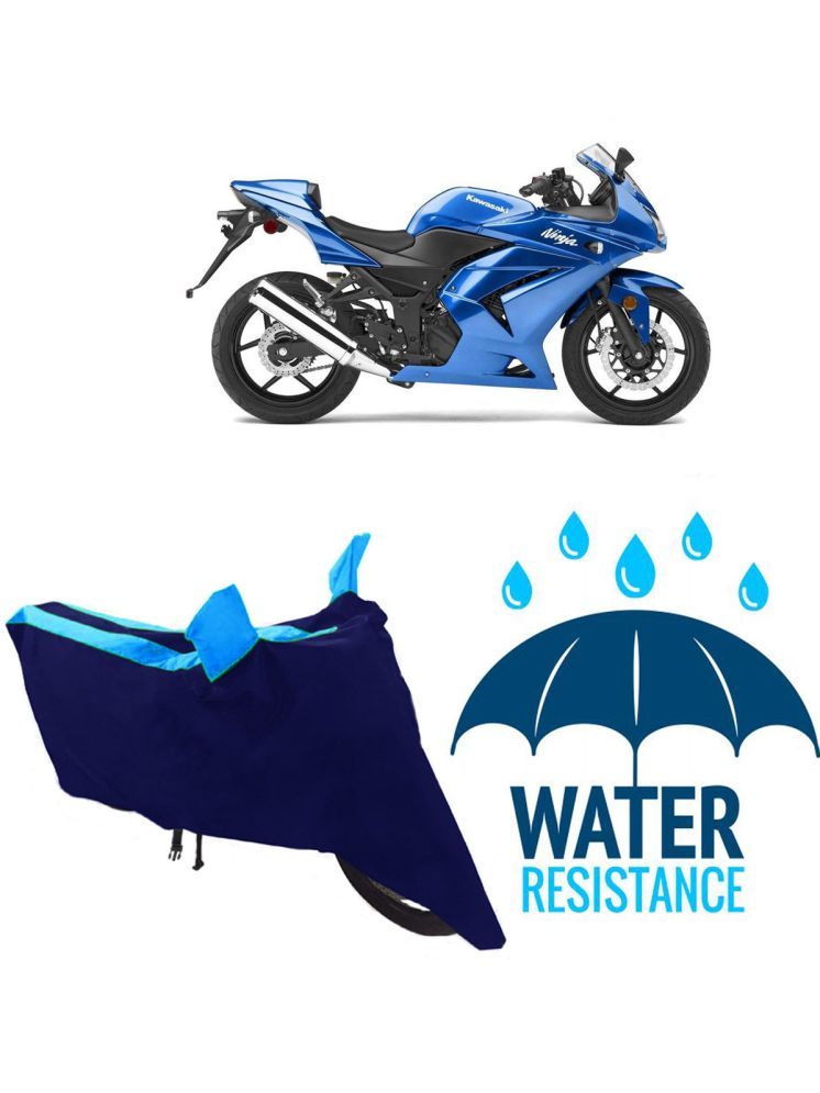     			RONISH Bike Body Cover for Kawasaki Ninja 250 ( Pack of 1 ) , Blue