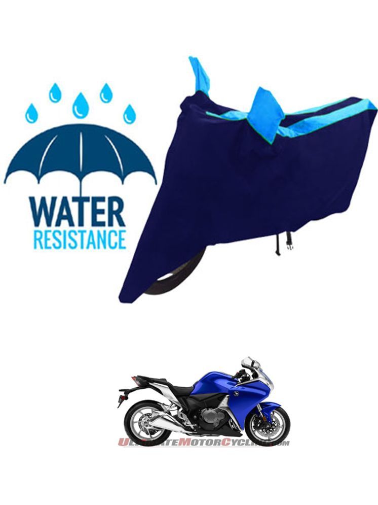     			RONISH Bike Body Cover for Honda VFR 1200F ( Pack of 1 ) , Blue