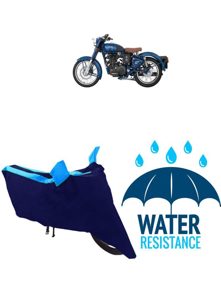     			RONISH Bike Body Cover for Royal Enfield Bullet Electra ( Pack of 1 ) , Blue