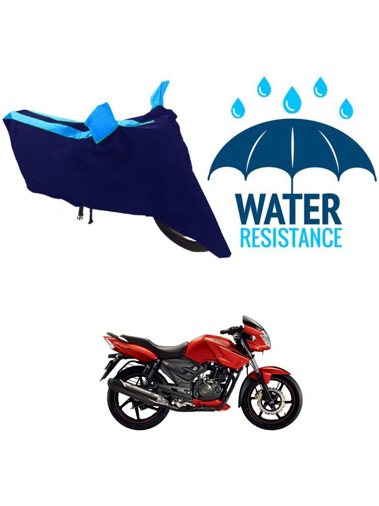     			RONISH Bike Body Cover for TVS Apache 150 ( Pack of 1 ) , Blue