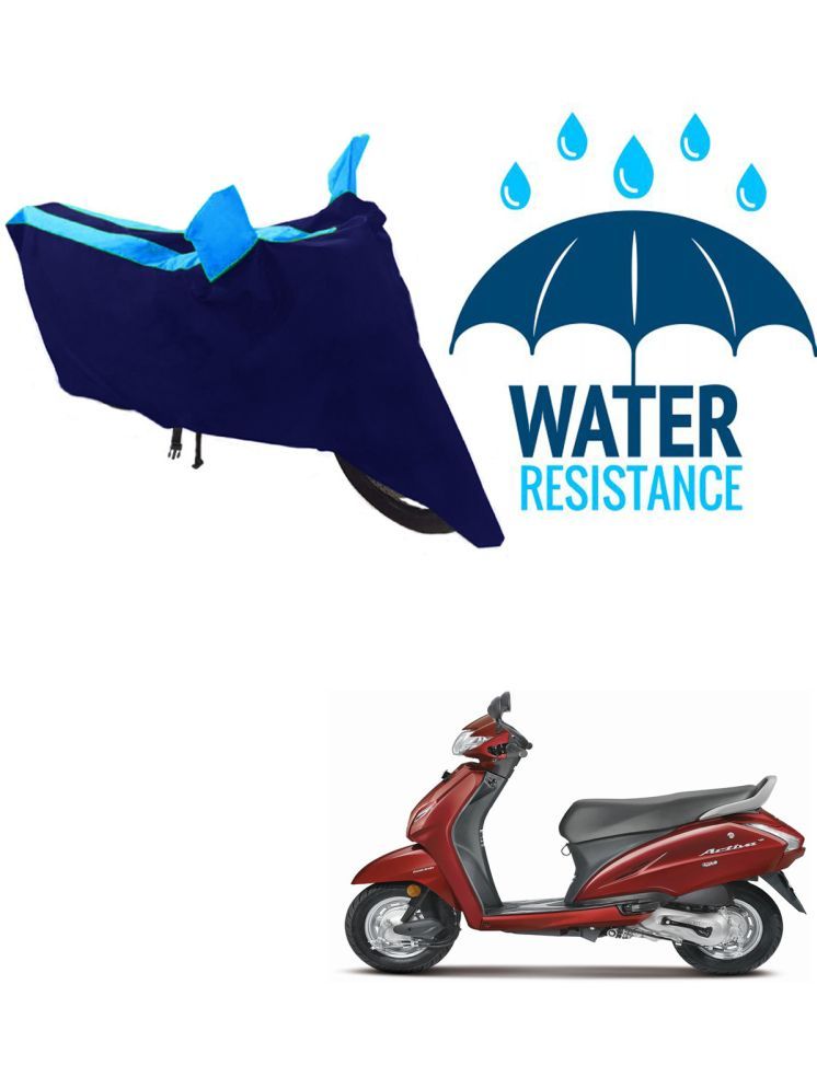     			RONISH Bike Body Cover for Honda Activa 4G ( Pack of 1 ) , Blue