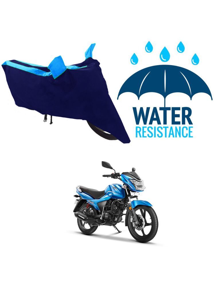     			RONISH Bike Body Cover for TVS Victor ( Pack of 1 ) , Blue