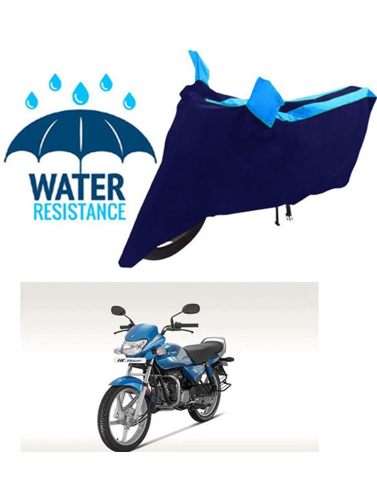     			RONISH Bike Body Cover for Hero HF Deluxe ( Pack of 1 ) , Blue