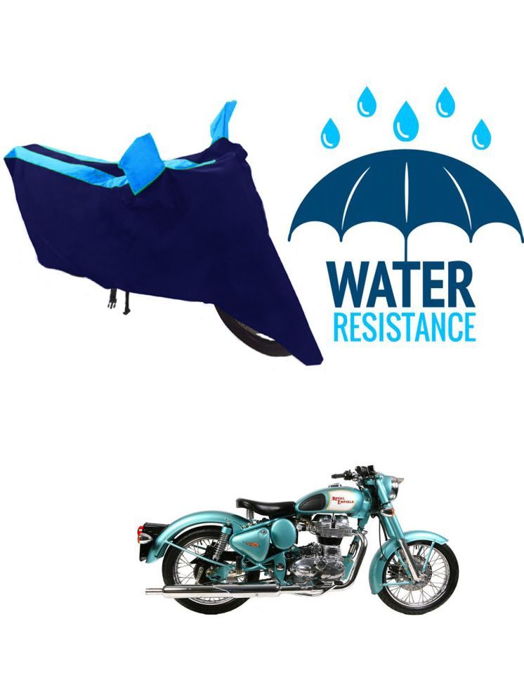     			RONISH Bike Body Cover for Royal Enfield Classic Desert Storm ( Pack of 1 ) , Blue