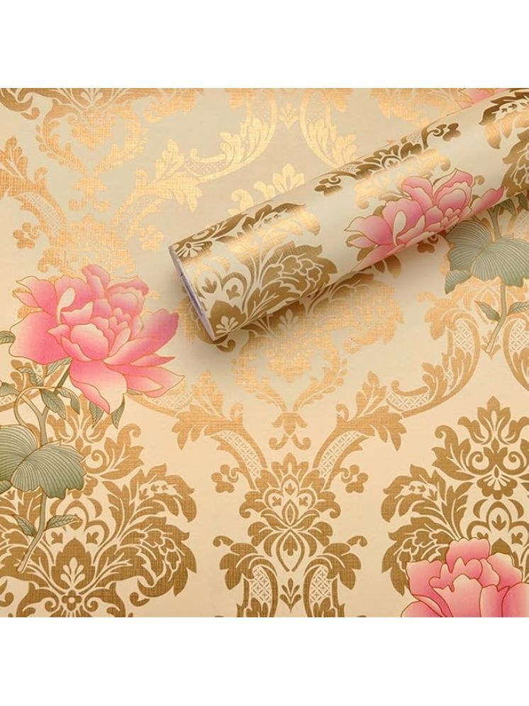     			Wow Interiors Floral Wallpaper ( 45 x 500 ) cm ( Pack of 1 )