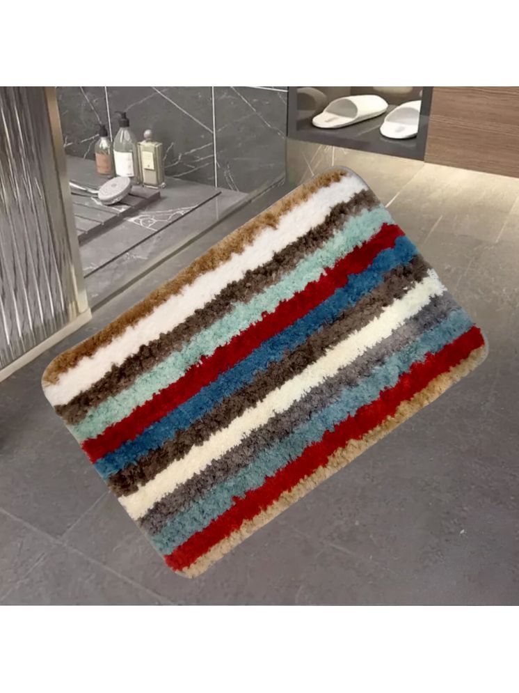     			mahek accessories Anti-skid Microfibre Bath Mat 40x60 cm ( Pack of 1 ) - Multi