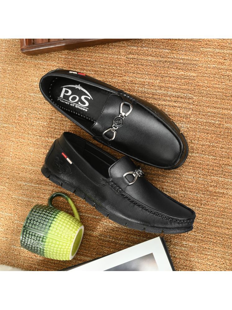     			POS Planet of Shoes Black Men's Formal