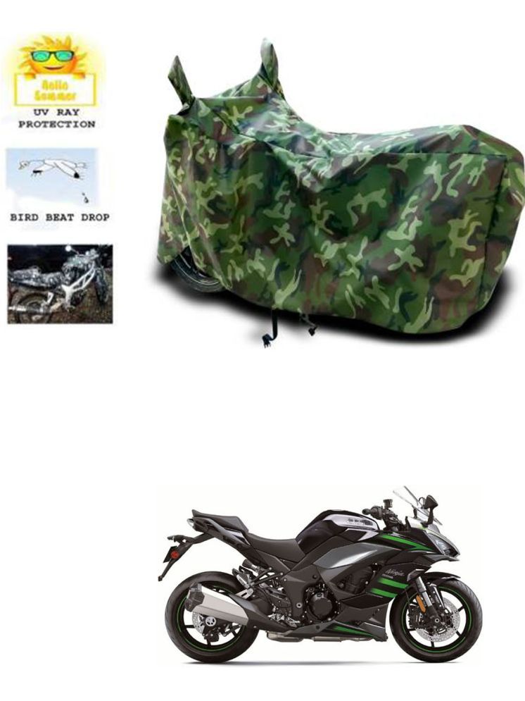     			RONISH Bike Body Cover for Kawasaki Ninja 1000 ( Pack of 1 ) , Multicolour