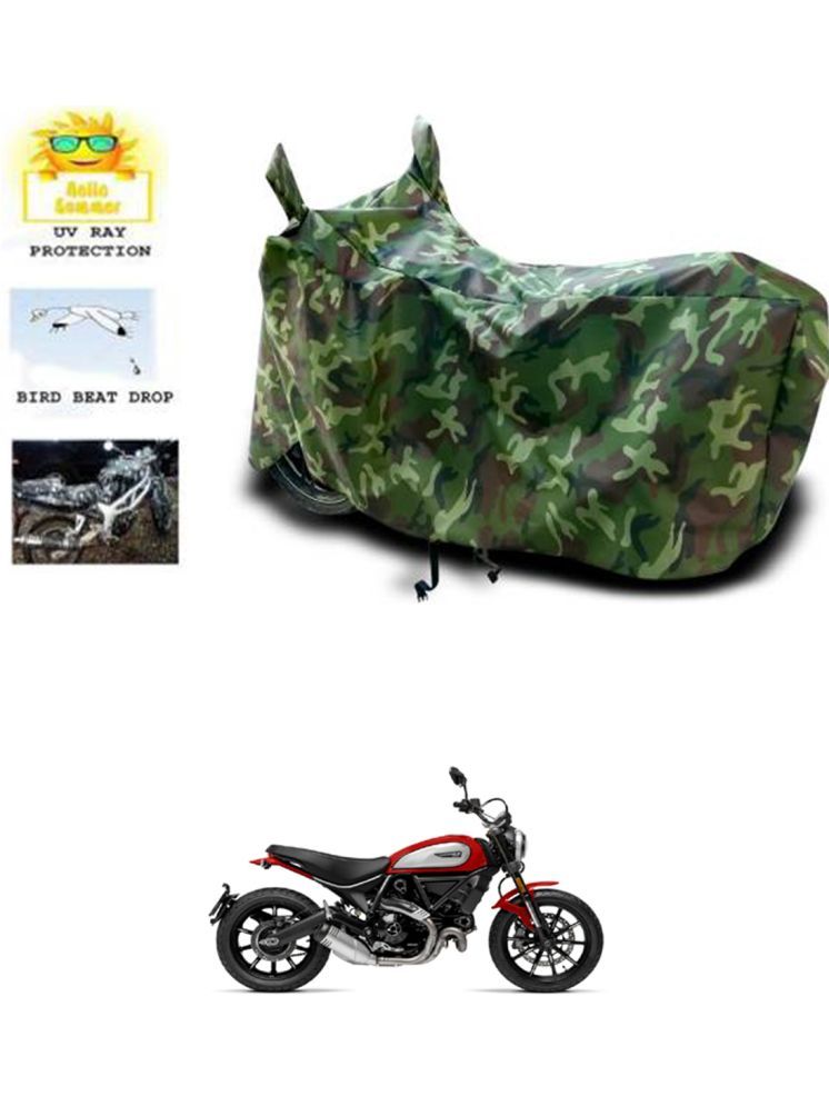     			RONISH Bike Body Cover for Ducati Scrambler Icon ( Pack of 1 ) , Multicolour