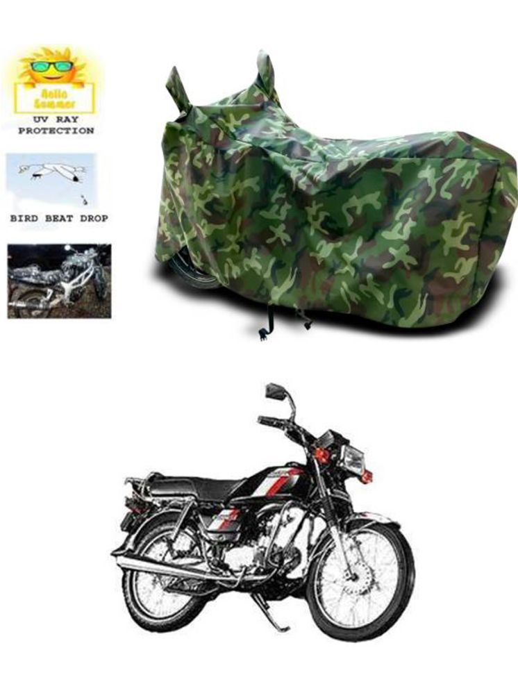     			RONISH Bike Body Cover for Hero CD 100 SS ( Pack of 1 ) , Multicolour