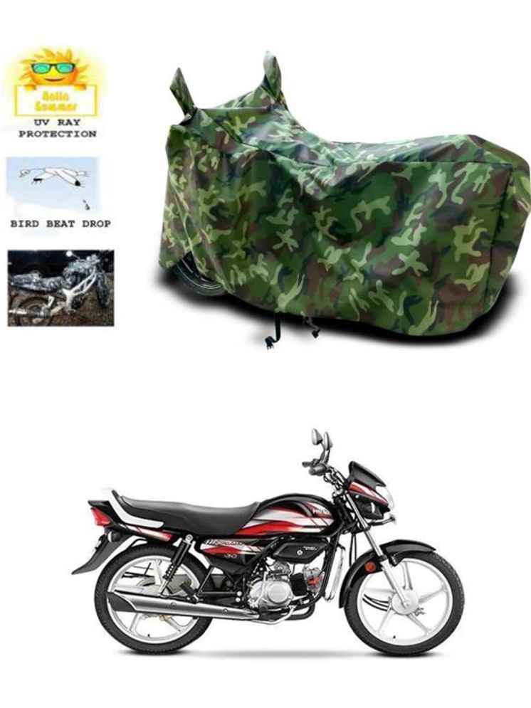     			RONISH Bike Body Cover for Hero HF Deluxe ( Pack of 1 ) , Multicolour