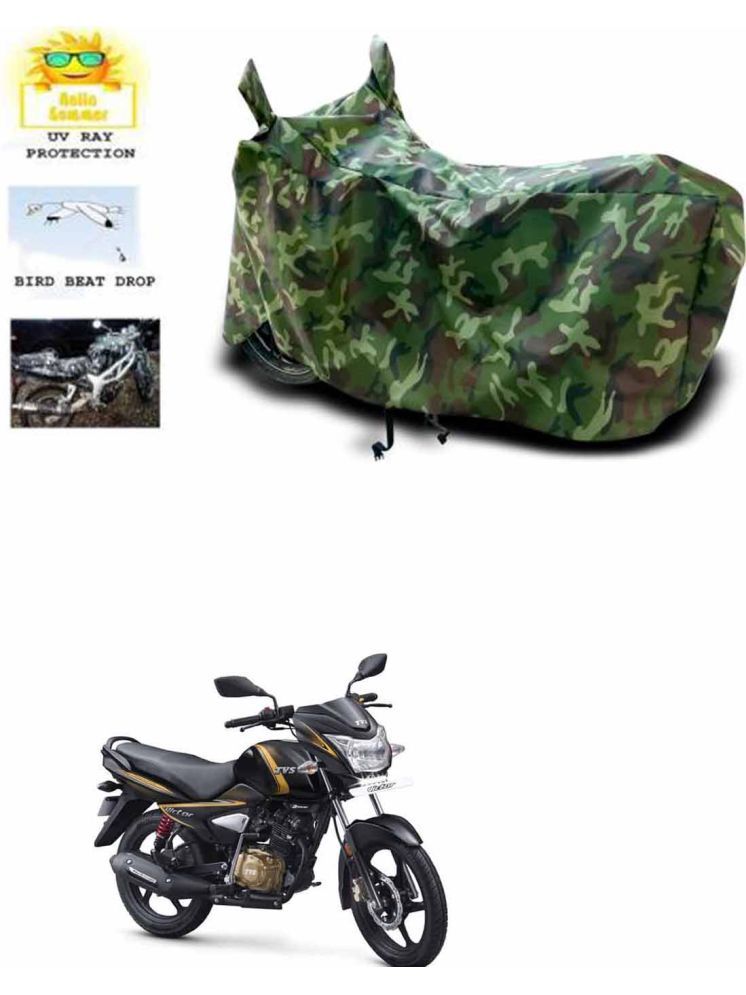     			RONISH Bike Body Cover for TVS Victor ( Pack of 1 ) , Multicolour