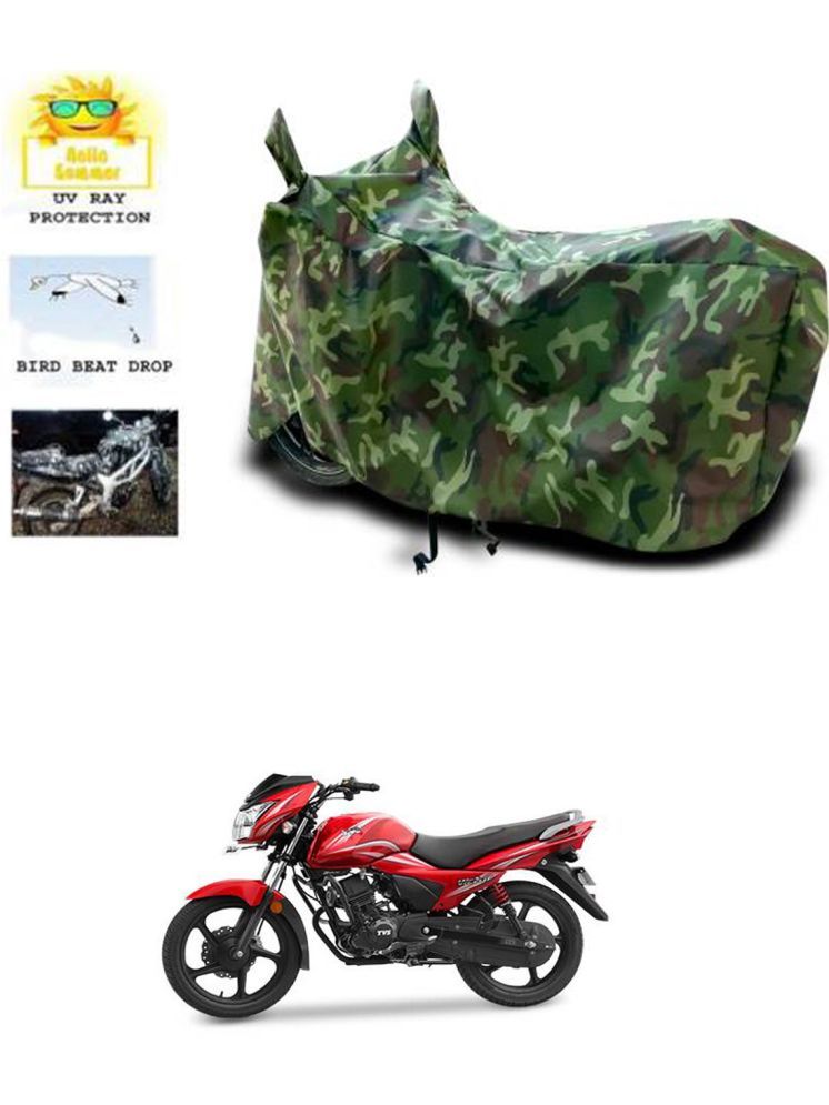     			RONISH Bike Body Cover for TVS Victor ( Pack of 1 ) , Multicolour