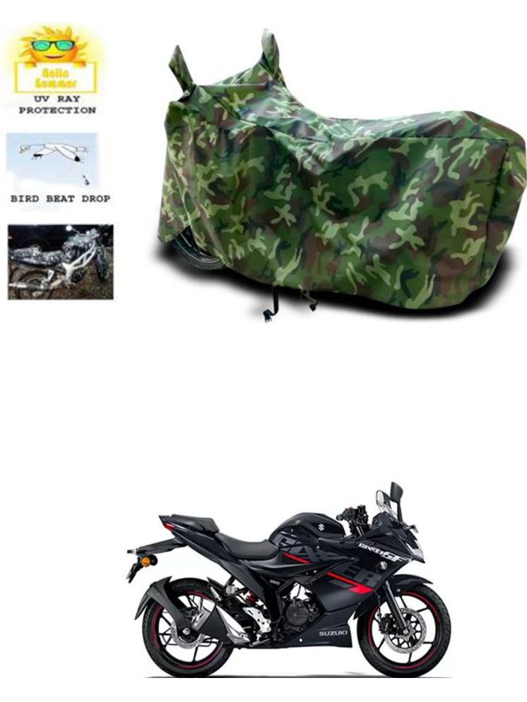     			RONISH Bike Body Cover for Suzuki Gixxer SF Fi ( Pack of 1 ) , Multicolour