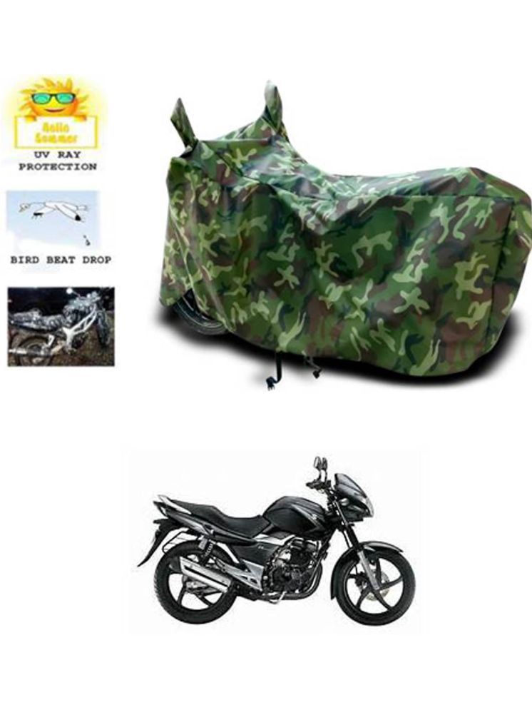     			RONISH Bike Body Cover for Suzuki GS 150R ( Pack of 1 ) , Multicolour