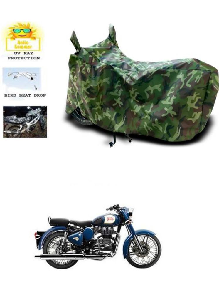     			RONISH Bike Body Cover for Royal Enfield Bullet 350 ( Pack of 1 ) , Multicolour