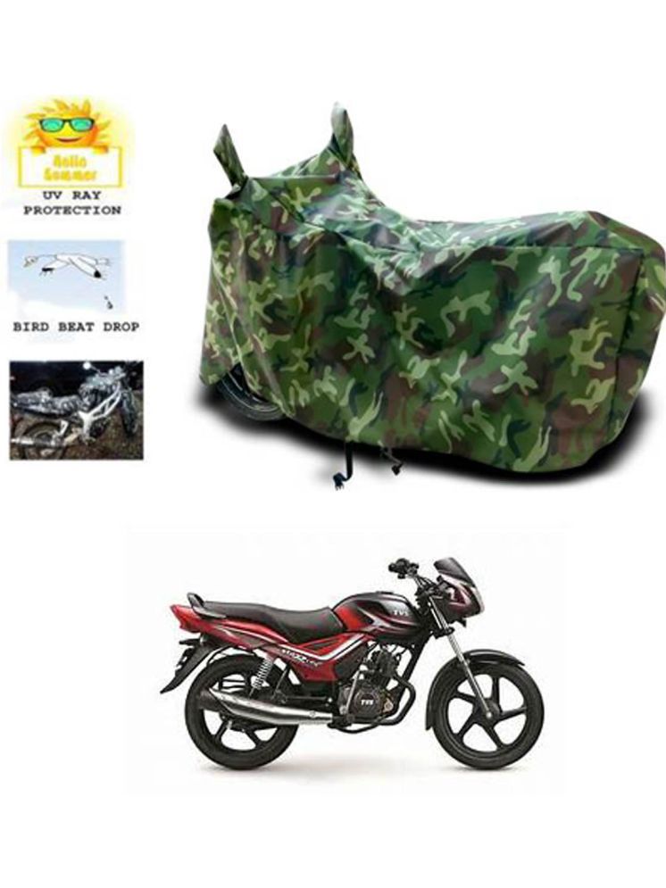     			RONISH Bike Body Cover for TVS Star City ( Pack of 1 ) , Multicolour