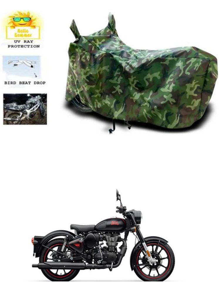     			RONISH Bike Body Cover for Royal Enfield Bullet 350 ( Pack of 1 ) , Multicolour