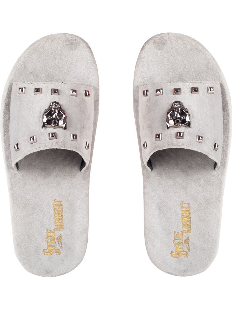     			Style Height Grey Men's Slide Flip Flop