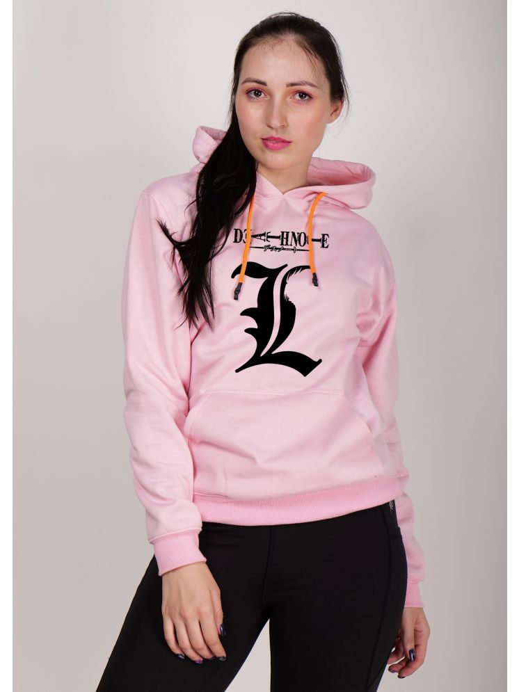     			fashion and youth Cotton Blend Women's Hooded Sweatshirt ( Pink )