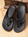 Red Tape Black Men's Thong Flip Flop