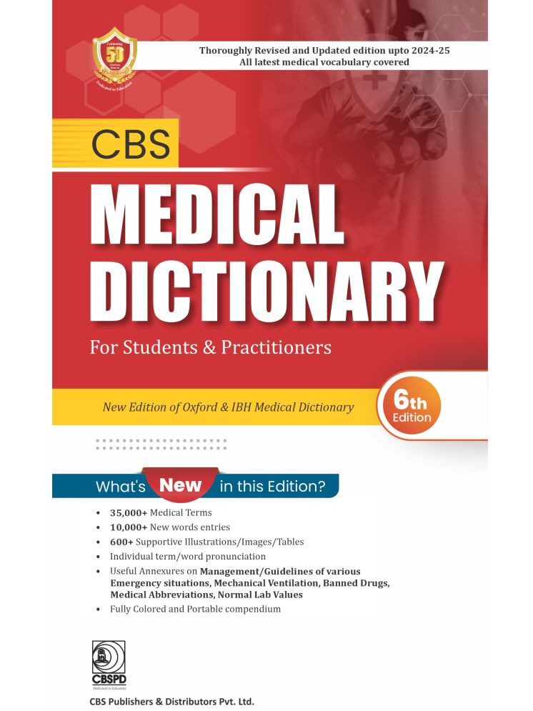     			CBS Medical Dictionary for students and Practitioners 6th Edition