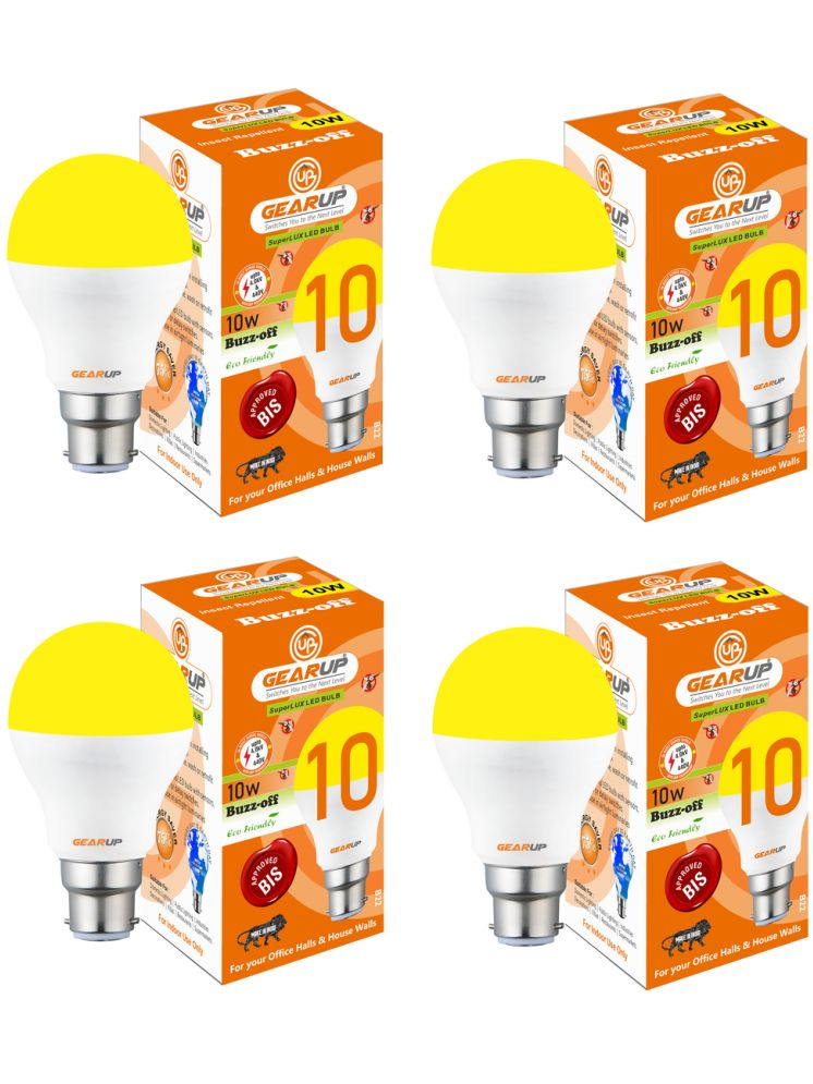     			Gearup 10W Dimmable LED Bulb ( Pack of 4 )