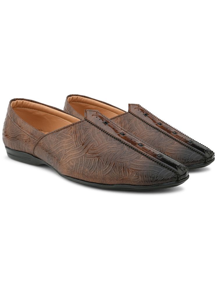     			Prolific Brown Men's Slip-on Shoes